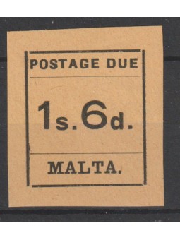1925 MALTA SEGNATASSE 1/6...