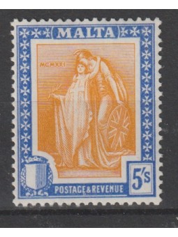1922 MALTA ALLEGORIE...