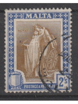 1922 MALTA ALLEGORIE...