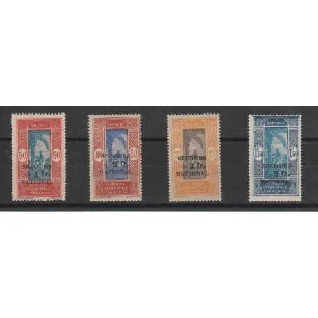 1941 DAHOMEY SOCCORSO NAZIONALE 4 V MLH MF50300