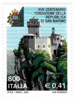 2001 REPUBBLICA ITALIANA n....