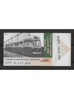 ATM - MILANO / BIGLIETTO...