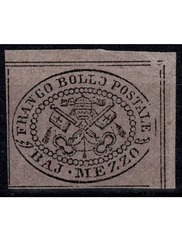 1852 STATO PONTIFICIO MEZZO...