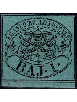 1852 STATO PONTIFICIO 1 BAJ...