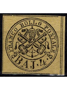 1852 STATO PONTIFICIO 4 BAJ...