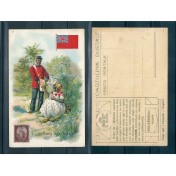 CARTOLINA PUBBLICITARIA ACHILLE BRIOSCHI LYSOFORM LA POSTA ALLA TRINITA MF40883