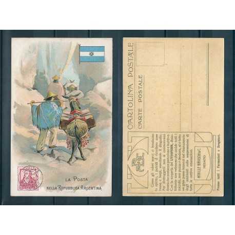 CARTOLINA ACHILLE BRIOSCHI LYSOFORM LA POSTA NELLA REPUBBLICA ARGENTINA MF40920 CARTOLINA ACHILLE BRIOSCHI LYSOFORM LA POSTA NELLA REPUBBLICA ARGENTINA MF40920