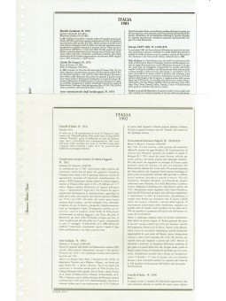 ITALIA 1981 / 1992 FOGLI...