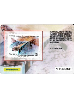 2018 TESSERA FILATELICA...