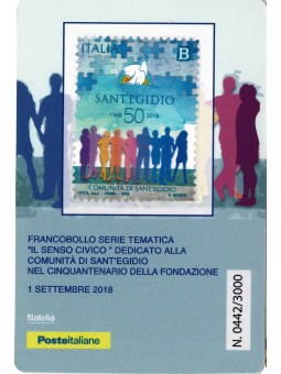 2018 TESSERA FILATELICA...