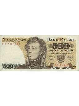 POLONIA 1982 BANCONOTA 500...