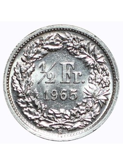 1965 SVIZZERA 1/2 FRANCO -...