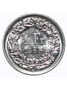 1965 SVIZZERA 1/2 FRANCO -...