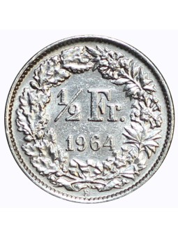 1964 SVIZZERA 1/2 FRANCO -...