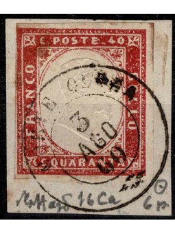 1860 SARDEGNA 40 CENT...