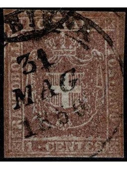 1860 TOSCANA 1 CENT...