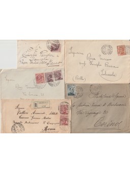 REGNO STORIA POSTALE LOTTO...