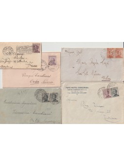 REGNO STORIA POSTALE LOTTO...