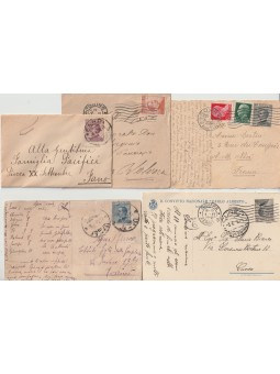 REGNO STORIA POSTALE LOTTO...