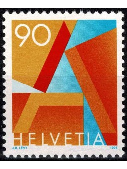 1995 SVIZZERA N. 1491 POSTA...