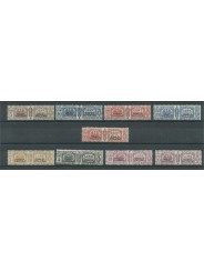 1928-41 SOMALIA PACCHI POSTALI SASS N 54/57-59-62/65 9 VALORI MLH MF25532