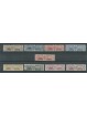 1928-41 SOMALIA PACCHI POSTALI SASS N 54/57-59-62/65 9 VALORI MLH MF25532