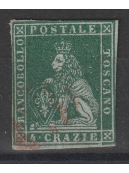 1851 TOSCANA 4 CRAZIE VERDE...