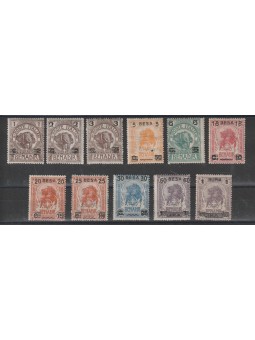 1923 SOMALIA SERIE ELEFANTE...