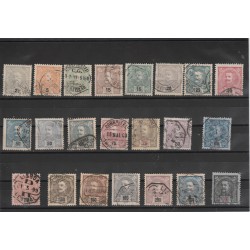 1895 PORTOGALLO PORTUGAL RE CARLO I - 22 VAL. USATI MF50869