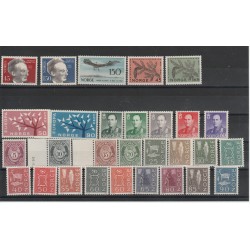 1962 NORVEGIA ANNATA COMPLETA 29 V MF50946