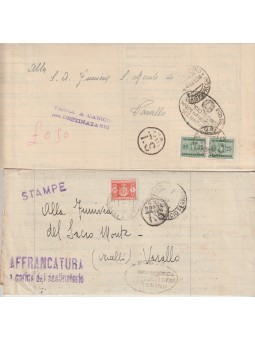 1946 ITALIA STORIA POSTALE...