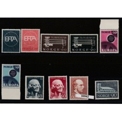1967 NORVEGIA ANNATA COMPLETA 10 V MF50942
