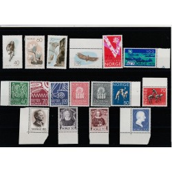 1970 NORVEGIA ANNATA COMPLETA 17 V MF50939