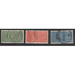1929 DANIMARCA LOTTA CANCRO 3 V USATI MF50995