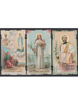 TRE SANTINI D'EPOCA PRIMI...