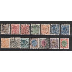 1918 DANIMARCA DANMARK CRISTANO X 12 V USATI MF51001