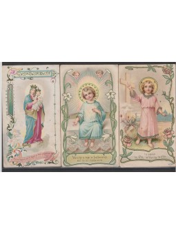 TRE SANTINI D'EPOCA PRIMI...