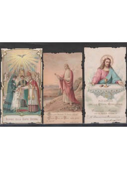 TRE SANTINI D'EPOCA PRIMI...