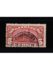 1912 DANIMARCA DANMARK PALAZZO POSTE DI COPENAGHEN 1 VALORE USATO MF50992