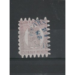 1866 / 70 FINLANDIA SUOMI STEMMA INIF N° 5 - 1 VAL USATO MF51053
