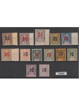 GABON 1912 SOPRAST. CON...