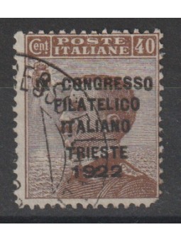 1922 REGNO 40 CENT. BRUNO...