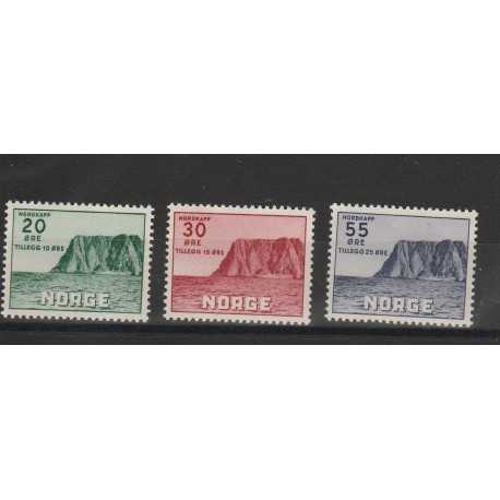 1953 NORVEGIA NORGE 3 V UNI 345-47 MNH MF51132