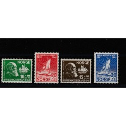 1941 NORVEGIA NORGE PRO NAUFRAGHI 4 V MNH UNIF 208-211 MF51141