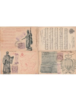 QUATTRO CARTOLINE SAN...