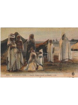 CARTOLINA ALGERIA SCENA...