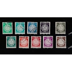 1954 GERMANIA DDR SERVIZIO 17 VAL USATI MF50984