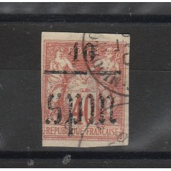 S PIERRE ET MIQUELON 1885 ALLEGORIA SOPRASTAMPATA 1 VAL USATO YVERT N 6MF51294