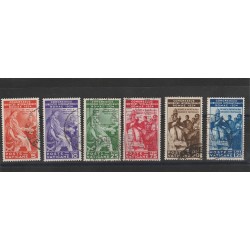 1935 VATICANO VATICAN CITY SERIE CONGRESSO GIURIDICO INTERN 6 VAL USATI MF51272