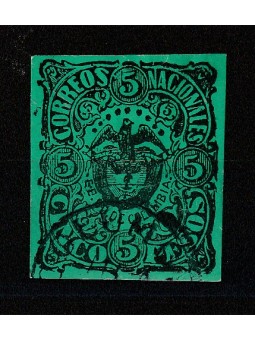 1865 COLOMBIA 5 p....